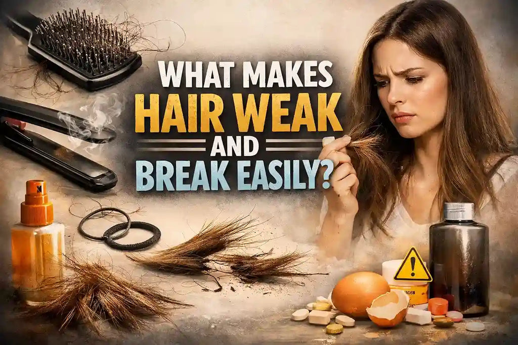 WHAT MAKES HAIR WEAK AND BREAK EASILY