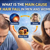 WHAT IS THE MAIN CAUSE OF HAIR FALL IN MEN AND WOMEN?