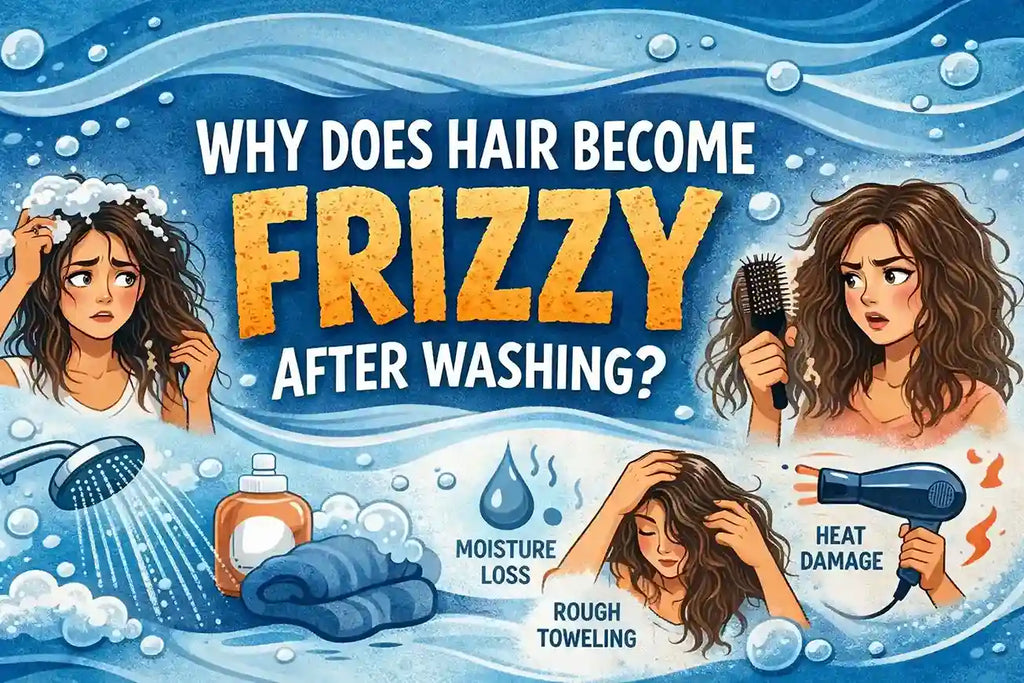 Why does hair become frizzy