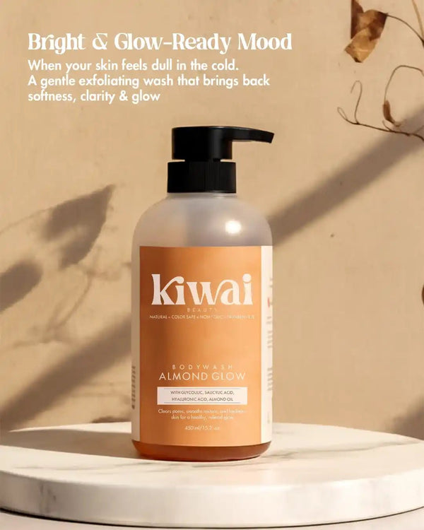 ALMOND GLOW - BODYWASH - Kiwai