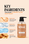 ALMOND GLOW - BODYWASH - Kiwai