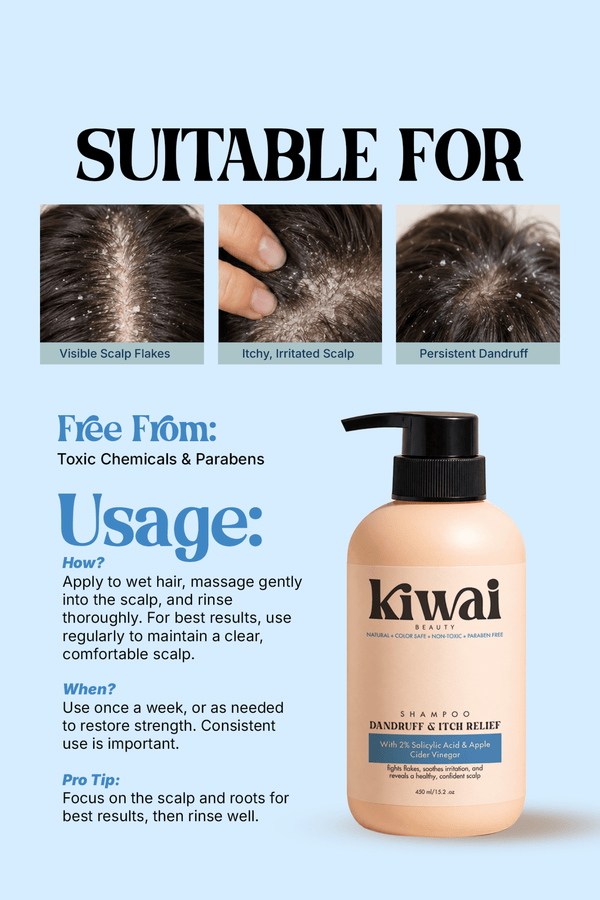 DANDRUFF & ITCH RELIEF - SHAMPOO - Kiwai